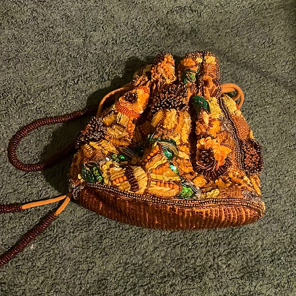 Zara Handbags - BEADED MINI BAG